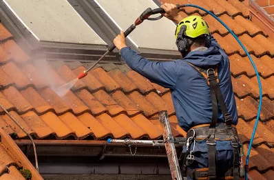 Démoussage et hydrofuge de toiture à Carling